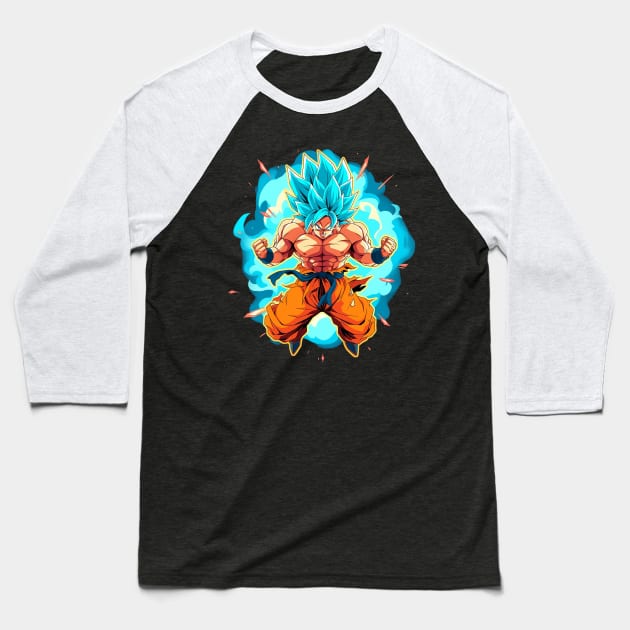 goku Baseball T-Shirt by fancy ghost